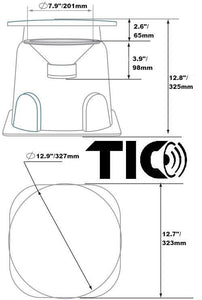 GS50 -  8" Outdoor Weather-Resistant Omnidirectional In-Ground Subwoofer