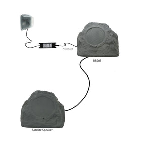 TIC RB505 - Haut-parleurs Rock à montage en surface Bluetooth5 6,5"  2x50W (paire)
