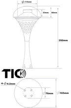 Carica l&#39;immagine nel visualizzatore di Gallery, TIC GS10 - Altoparlanti orizzontali omnidirezionali da 4&quot; (coppia)