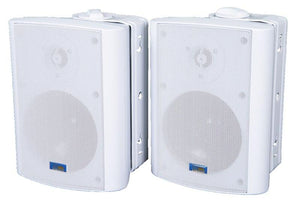 ASP60 - 5" Outdoor Weather-Resistant Patio Speakers with 70v Switch (Pair)