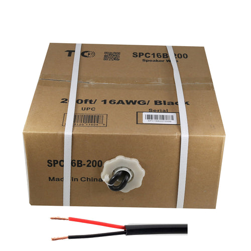 TIC SPC16B-200 - 16AWG 2x1.5mm² Cable de altavoz exterior 61 metros