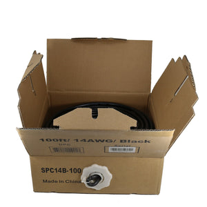 TIC SPC14B-100 - 14AWG 2x2.5mm² Fil de haut-parleur extérieur 30 mètres