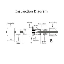 Afbeelding in Gallery-weergave laden, SPC-CN1 - Outdoor Waterproof Cable Connector