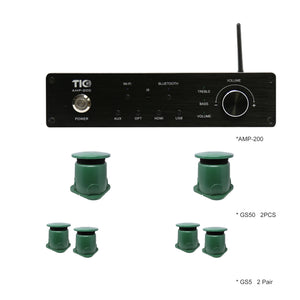 TIC AMP200 +2x Omni subwoofers GS50 & 4x Omni speakers GS5