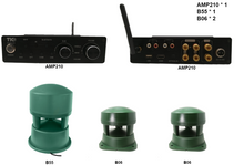 Load image into Gallery viewer, Amplifier plus subwoofer and speakers green