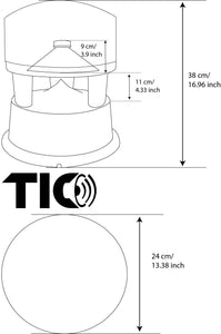 TIC B55 - Subwoofer Omni Premium de 8" 250W (canal único)