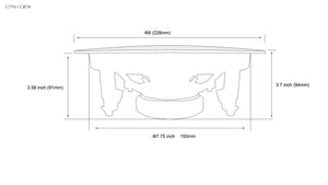 TIC C8O6 - Altavoces de techo  8Ω 6.5" 150W (par)