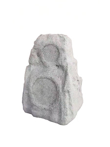 outdoor rock speaker white granite