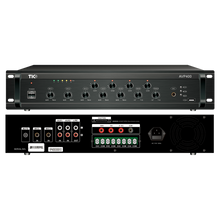 Carica l&#39;immagine nel visualizzatore di Gallery, AVP400 - 380W 4-Zone 70v/100v/4-16Ω Commercial Mixer Amplifier